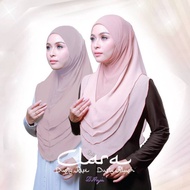 Dhaja Clara Dusty Blush Size S M L XL 2XL 3XL Tudung Sarung Premium