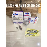 PISTON KIT SEHER SET JUPITER Z VEGA R NEW XB FIM 53 PIN 13 SIZE 53.5 54 54.5 55 55.25 - BOYRENK RACI