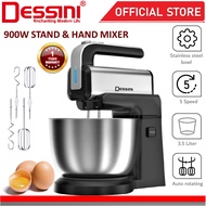 DESSINI ITALY 5 Speed Electric Stand Mixer Hand Beater Egg Blender Grinder Dough Whisk 3.5L Bowl Pengadun Bancuh Telur