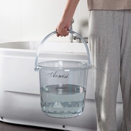 Transparent Timba Plastic Bucket Timba with Dipper and Basin Tabo Palanggana set Home buddies kitche