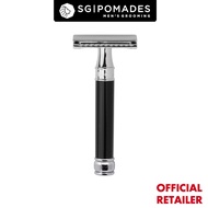 Edwin Jagger - DE Series - DE86 Imitation Ebony Double Edge Safety Razor-SGPOMADES