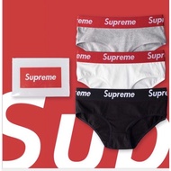 VB พร้อมส่ง  Supreme กางเกงในผู้หญิง Supreme ทรง Brief ผ้าcotton and underwear women clothes clothing