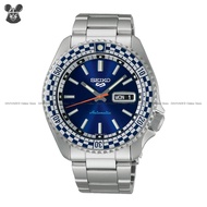 SEIKO 5 Sports SKX SRPK65K1 Men's Watch Checker Flag Day Date Auto 42.5mm Bracelet Petrol Blue Speci