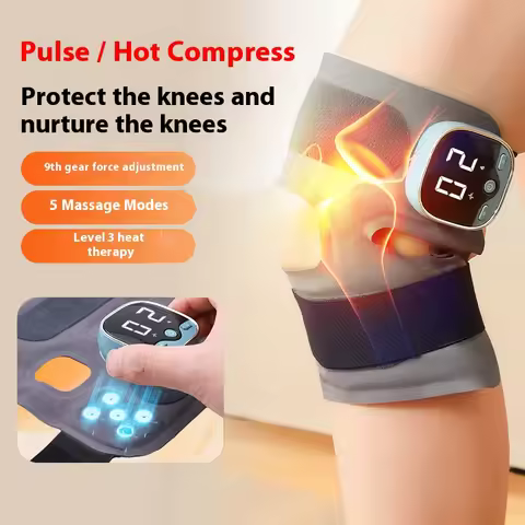 EMS Smart Massager Ankle Knee Leg Relaxation Treatment Foot Massager 3-in-1 Multifunctional Heating 