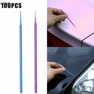 [HWQP]  100pcs/lot Brushes Paint Touch-up Up Paint Micro Brush Tips Auto Mini Head Brush  OWOP