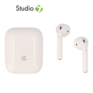 หูฟังบลูทูธไร้สาย TECHPRO Airbuds 2 with Wireless charging case White by Studio7