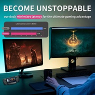 Docking Station Compatible with Steam Deck, 6-in-1 Steam Deck Dock with HDMI 2.0 4K@60Hz, 3 USB3.0, 