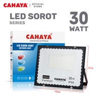 CAHAYA - Lampu Sorot Tipis LED Flood Light Outdoor Light 10/20/30/50/100/200 Watt Warna Putih/Kuning / Kap Halogen Lampu Tembak