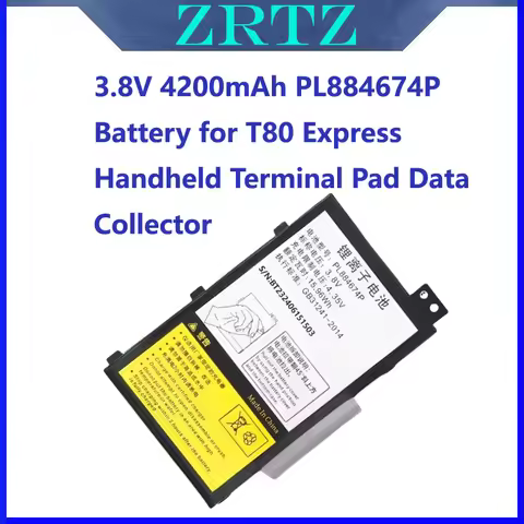 3.8V 4200mAh Made in China Battery PL884674P for T80 Express Handheld Terminal Pad Data Collector