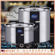 【WUCHT】30CM 35CM TOFFI POT Commercial Cooking Toffi Stock Pot Toffi Sauce Pot With Lid  钢锅 Periuk To