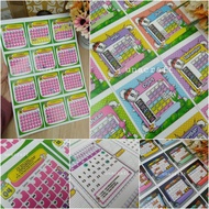Mini Inlay Kalendar 2024 / Inlay Calendar 2024 / Ayub & co