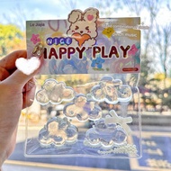 [HARU] Taba Squishy Transparent Series Squeezy Fun Toys stress Relief Toy Squishy Squeeze Toy Anti stress Slime