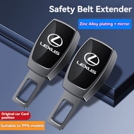 1/2Pcs Lexus Car Safety Seat Belt Clip Buckle Adjustable Extension Extender For Lexus Is250/ CT200h ES250 GS250 IS250 LX570 LX450d NX200t RC200t/ rx300/ rx330/ rx350