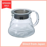 HARIO V60 Clear Glass Server - Microwave Safe for 2 to 6 Cups (600ml & 800ml Options)