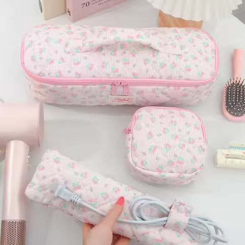 Travel Portable Carrying Case For Dyson Airwrap Hair Dryer Brush Revlon Hair Tools Storage Bag Flat 