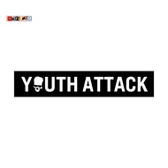 YOUTH ATTACK stickers records logo hardcore punk fastcore powerviolent stickers