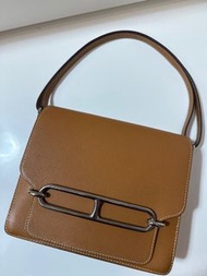 Hermes Roulis 23 金棕色 Stamp A