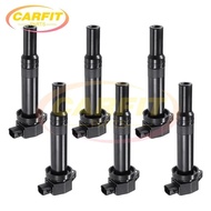6Pcs 27301-3E400 273013E400 UF558 27301-3E410 UF-558 Ignition Coil For Hyundai Santa Fe Kia Magentis