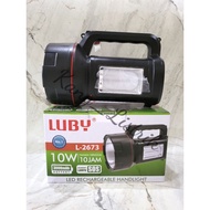 Senter LUBY L2673 / Senter Cas Luby L-2673 Led Rechargeable Handlight