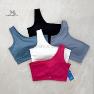 Minatex B11 seamless off-the-shoulder yoga gym bra - v1 push-up bra, thick fabric, flattering shape 
