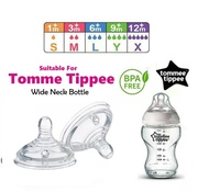 Dot Tommee Tippee / Nipple For Tommee Tippee OEM/Nipple  Tommee Tippee - M (3-6 Bulan), Oem TommeeTippe