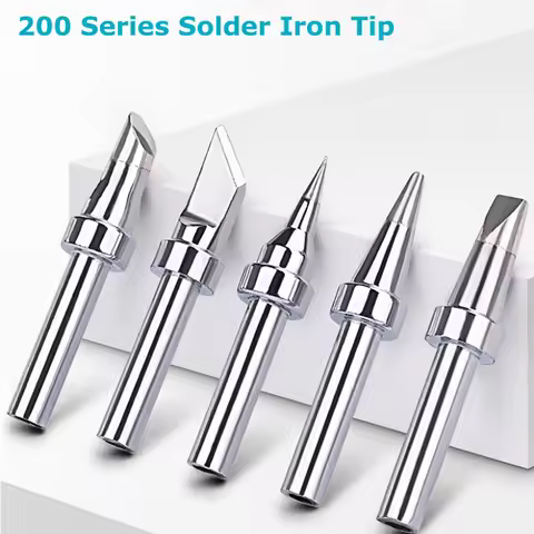 1Pc Universal 200 Series Soldering Iron Tips 200-I B K SI 1C 2C 3C 4C 3.2D Compatible with 203 203H 