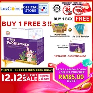 GKB Kids Probizymes 30S [Buy 1 box free 1 box + 5‘s probio+ + 1 pack tong garden ]