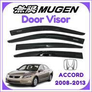 【Honda Accord 2008 - 2013】Mugen Door Visor Air Press Window Door Visor Car Accessories