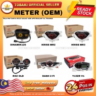 DINAMIK120/ KRISS MR2/ KRISS MR3/ RXZ OLD/ DASH125 FI/ Y15ZR/ GB6 TOKAHI METER OEM SPEEDOMETER Y15 Y