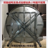 Large Round Table Round Table Stainless Steel Dining Table Household Foldable Table Round Table Squa