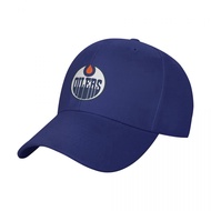 Edmonton Oilers Logo NHL Solid Color Cap Baseball Cap Curved Brim Hat Hat Unisex Sports Outdoor Sun 