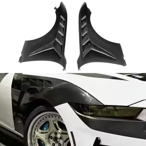 Semi-carbon Fiber GTD Style Front Fender for Mustang S650 Mustang GT