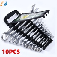 10pcs Combination wrench Set 10 in 1 Combination Wrench Set Rachet Wrench Professionaltools
