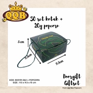 [50 SET] DOORGIFT BOX + 20G Fully Coated Caramel Popcorn/ Snack Food / QQ Bee Popcorn
