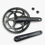 CHAINWHEEL CRANKSET FOR SQUARE TAPER (39/53X170) 2 LAYERS BIKE BB BOX CRANK MTB GREVEL