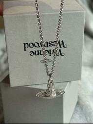 【香港現貨】Vivienne Westwood西太后土星鏈條項鍊+土星耳釘套裝 原裝盒袋套裝