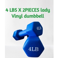 4 LBS X 2PIECES lady dumbbell set exercise equipment workout equipment dumbbell men & women fitness