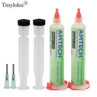 AMTECH NC-559-ASM NC-223-ASM BGA PCB Asal Tampal Pateri Tanpa Bersih Kimpalan Minyak Fluks Termaju G