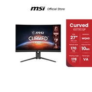 MSI G272CQP CURVED GAMING MONITOR 27" WQHDVA  170Hz 10ms (จอมอนิเตอร์)