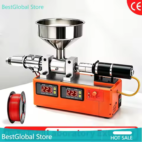 Desktop Single Screw Extruder Machine 1.75mm 2.3mm 3D Printing Filament Maker 3D Consumables Extrusi