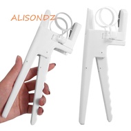ALISONDZ Egg Separator, White Plastic Egg Shell Cracker, Creative Egg Breaker For Breaking Egg
