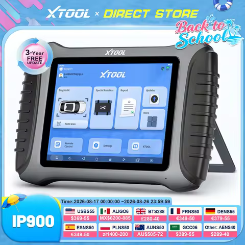 XTOOL InPlus IP900 Automotive Scanner VS XTOOL D8S Diagnostic Tools AI-Assisted Bidirectional OBD2 S