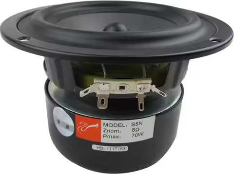 B-633 HIVI S5N 5 Inch Speaker Mid Bass Speaker High Performance Ferrite Shielded Anti Magnetic Circu