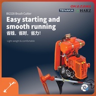 TENAKA / OKAZAWA / ROMEO / HARZ / Izuko JAPAN DESIGN BG328 KNAPSACK BRUSH CUTTER 2-STROKE ENGINE