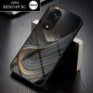 Softcase Glass Kaca OPPO RENO 8T 5G - [SBR-008] - Case OPPO TENO 8T 5G - Kesing OPPO RENO 8T 5G - Kesing - Case handphone - Kesing hp - Case Hp - Sarung hp - Pelindung HP - Kesing handphone