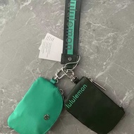 Dual Pouch Wristlet Bag - Compact Wallet with Coin Purse & Card Slots