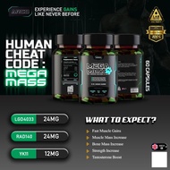 SARMS MEGAMASS Arcosarms [LGD4033 + RAD140 + YK11] 60 Capsules Mixed Sarms - Bulking, Sizing, Mass G