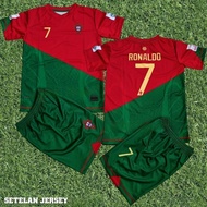 Children's p0rtu9al jersey set | Children's futsal soccer jersey set| Children's soccer jersey set |