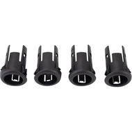 TRQ Rear Parking Assist Sensor Bezel Set Black Compatible with 2008-2015 Ford F-250 Super Duty F-350