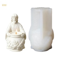 【KUKU*】 Oldman Themed Silicone  Mould  Safe Materials For Home Crafting